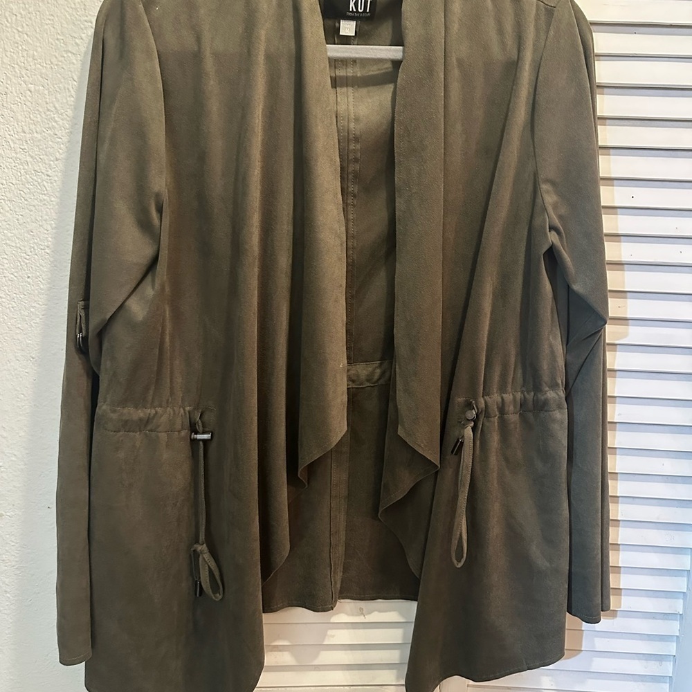 Kut from the Kloth Women's Olive Utility Jacket